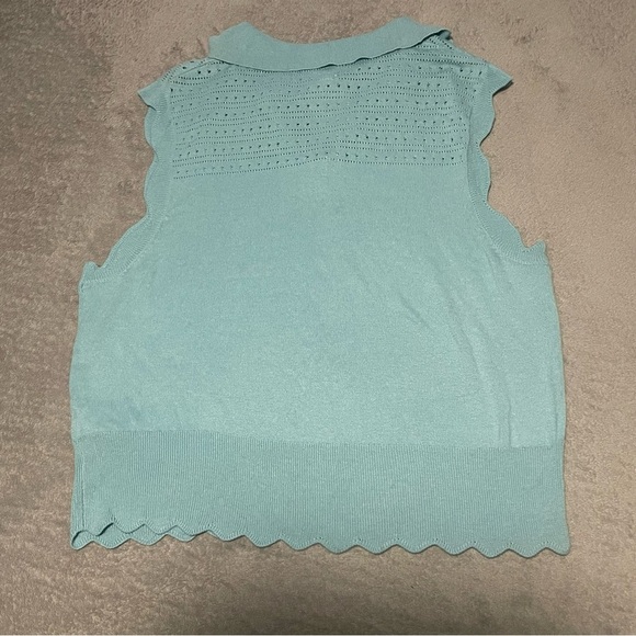 Joie sleeveless vest/sweater size XL blue new with tags - Picture 6 of 9